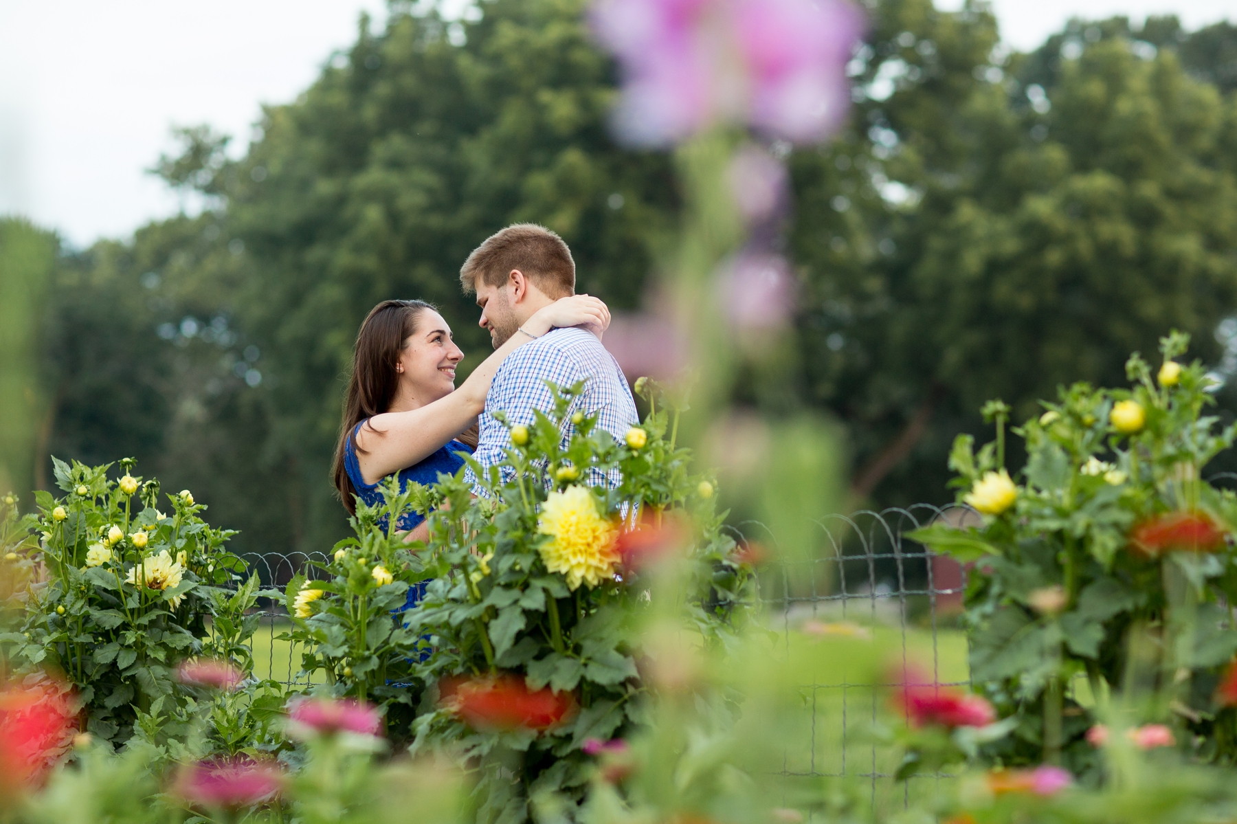 fun engagement photos at Fort Hunter